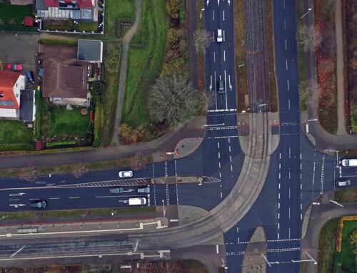 Pilotprojekt „Drohnen zur Verkehrsdatenerfassung“: Testflüge an der Hans-Sommer-Straße und in der Donaustraße